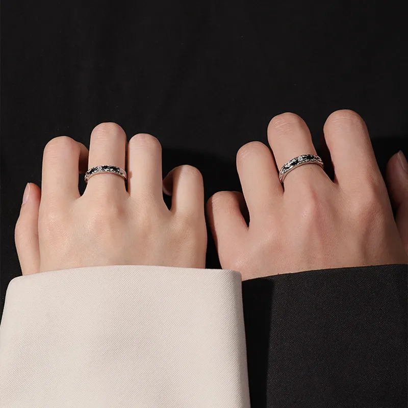 Kelanxi 999 Fine Silver Rings Unisex-4