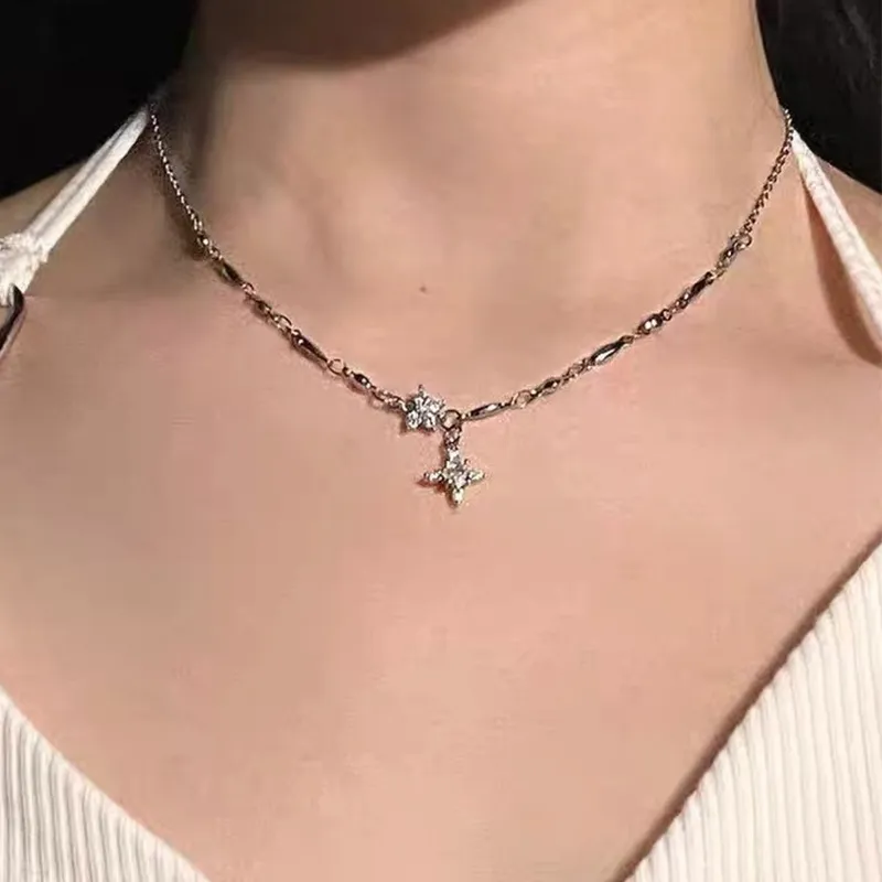 Kelanxi Copper Necklaces Women's-4