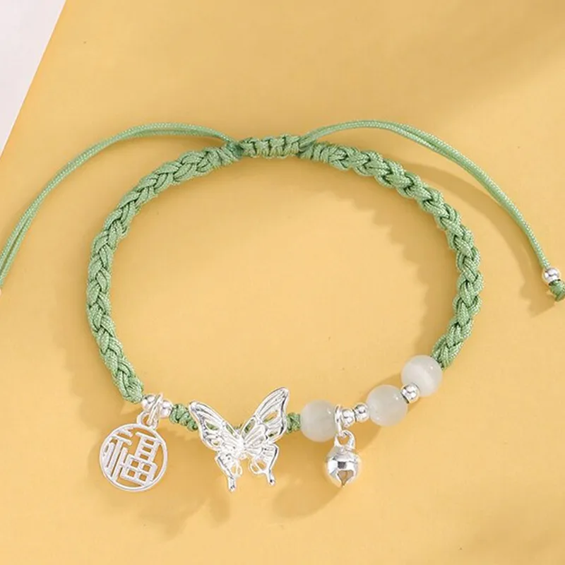 Kelanxi Synthetic/Artificial Glass Cat Eye Rope Bracelets Women's-3