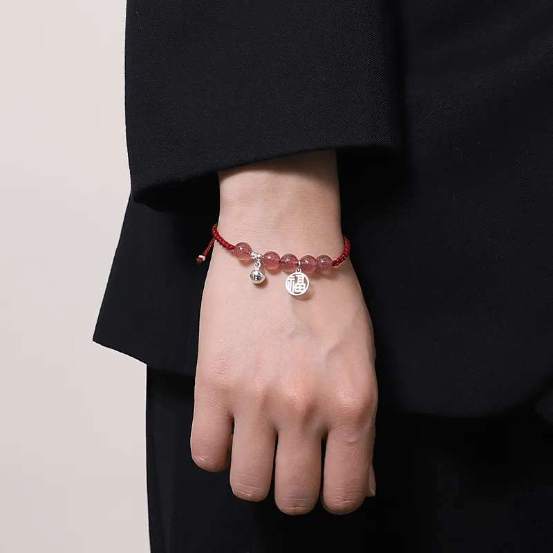 Kelanxi 925 Sterling Silver Rope Bracelets Women's-4