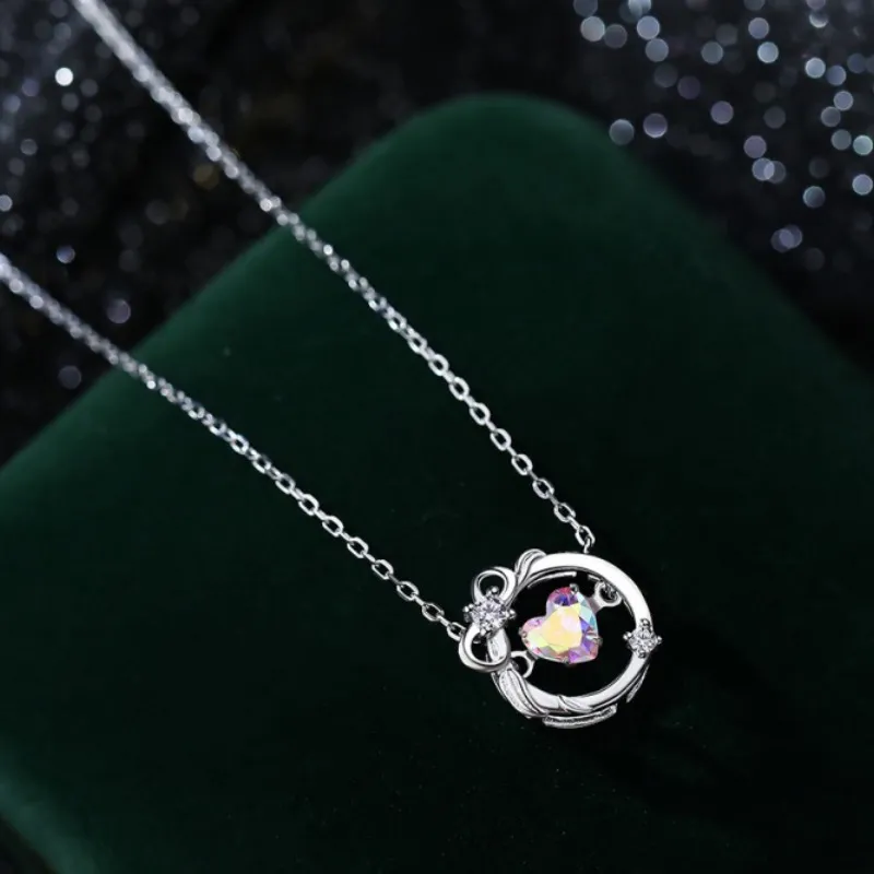 Kelanxi Copper, Zircon Necklaces Women's-2