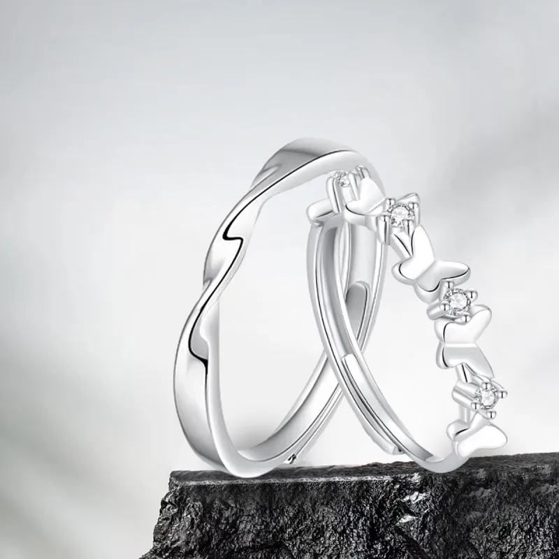 Kelanxi 999 Fine Silver Rings Unisex-4