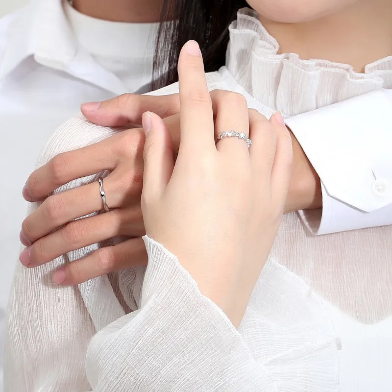 Kelanxi 999 Fine Silver Rings Unisex-2