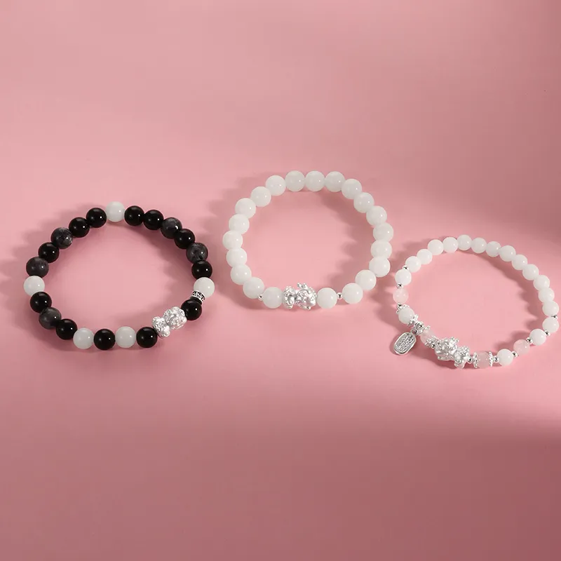 There Is You In The Long World White Jade Bodhi Bracelets Unisex-17