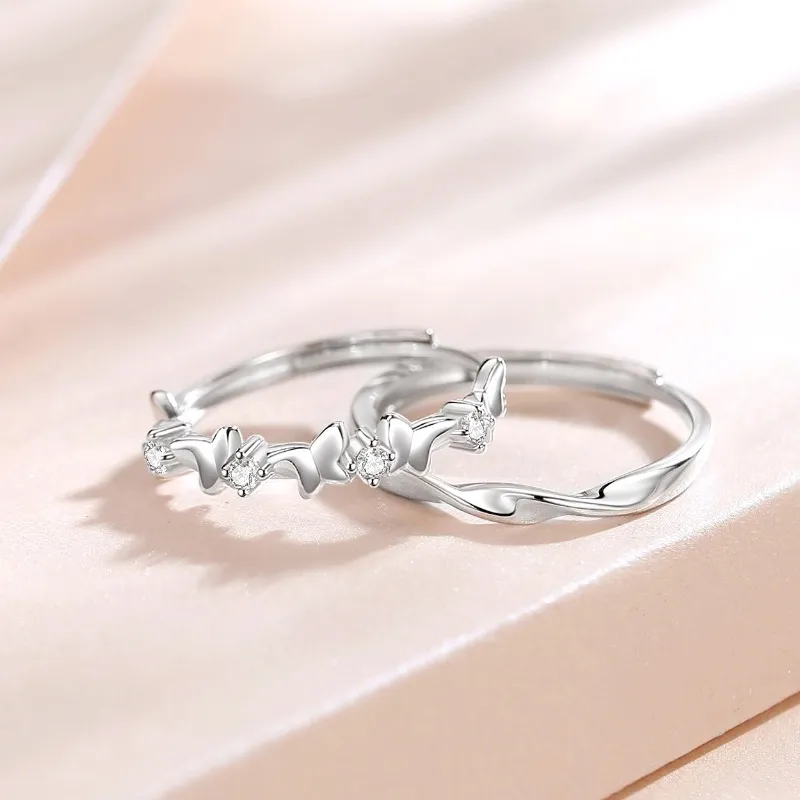 Kelanxi 999 Fine Silver Rings Unisex-1