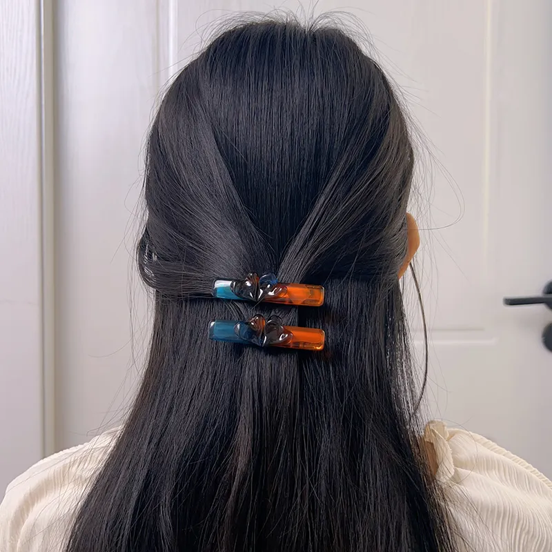 Kelanxi Resin Hair Clips Women's-2