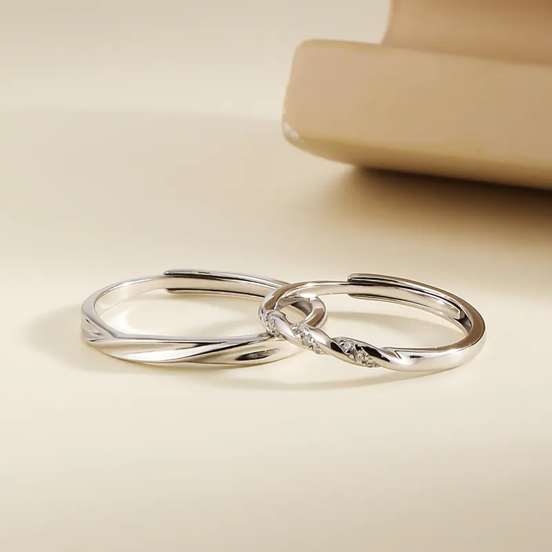 Kelanxi 999 Fine Silver Rings Unisex-1