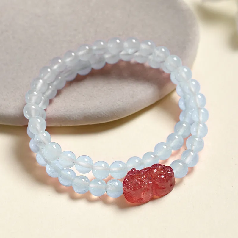 Kelanxi Chalcedony Jade Bracelets Women's-1