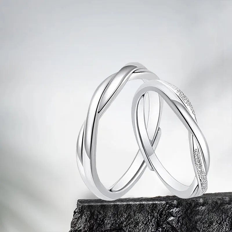 Kelanxi 999 Fine Silver Rings Unisex-3