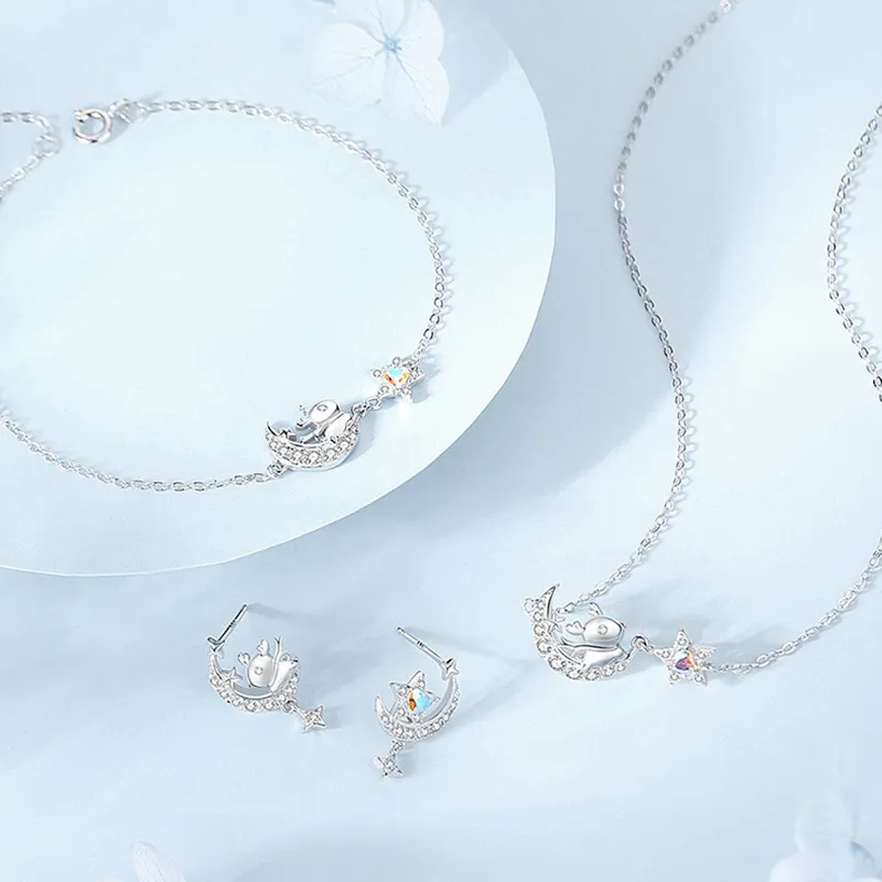 Kelanxi Zircon Bracelets Women's-3