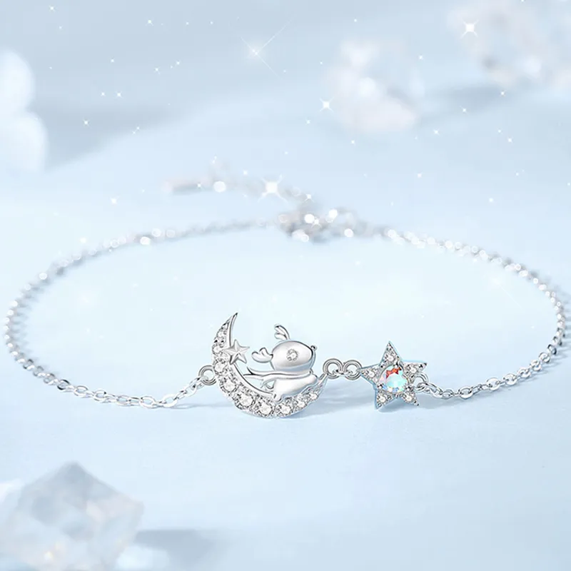 Kelanxi Zircon Bracelets Women's-2
