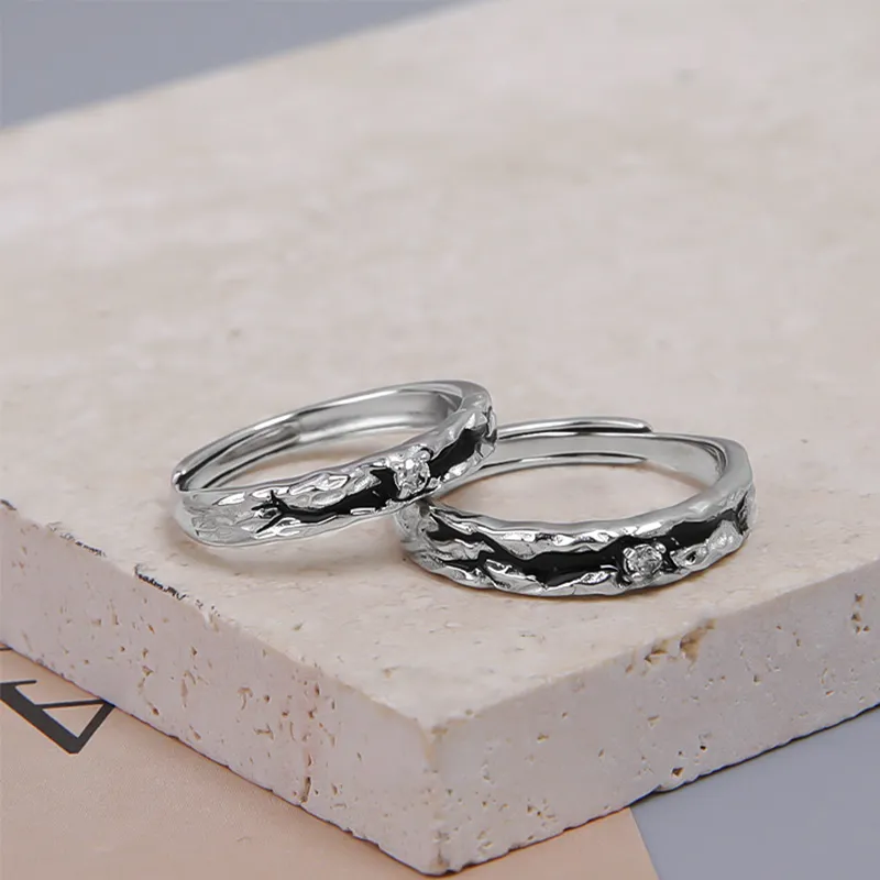Kelanxi 999 Fine Silver Rings Unisex-5