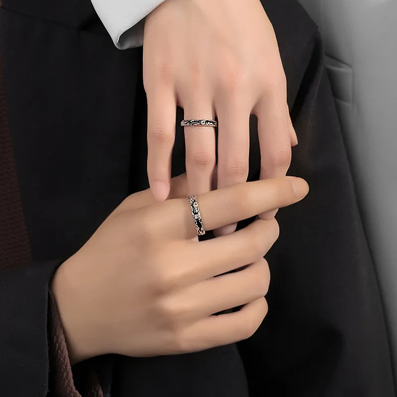 Kelanxi 999 Fine Silver Rings Unisex-1
