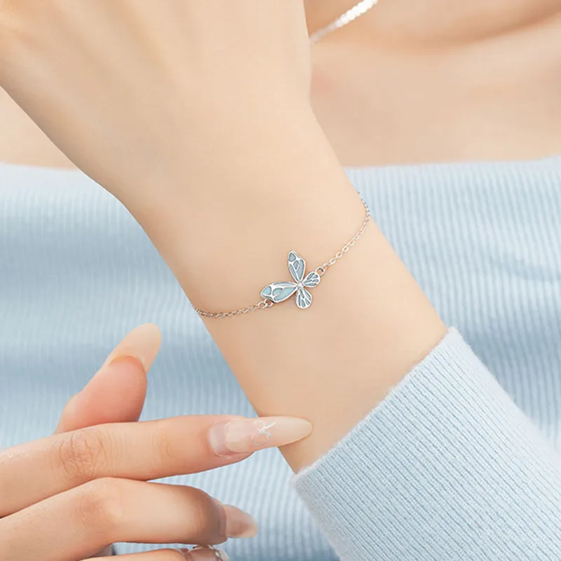 Kelanxi 925 Sterling Silver Bracelets Women's-4