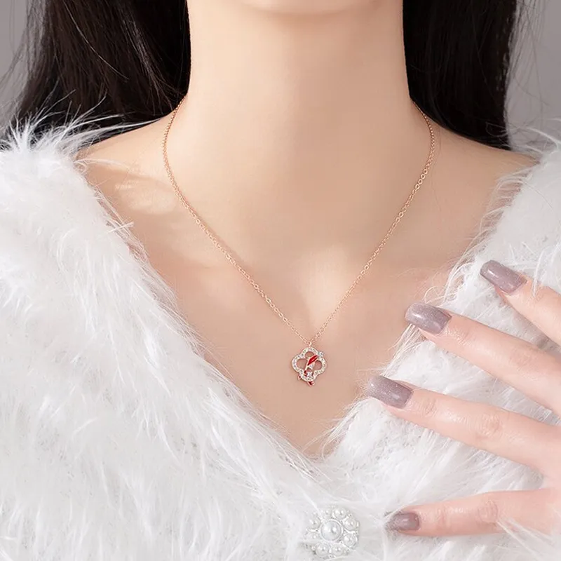 Kelanxi Copper Necklaces Women's-3