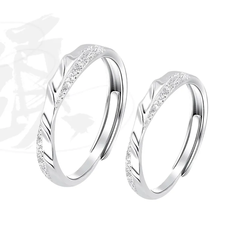 Kelanxi Sterling Silver Rings Unisex-2