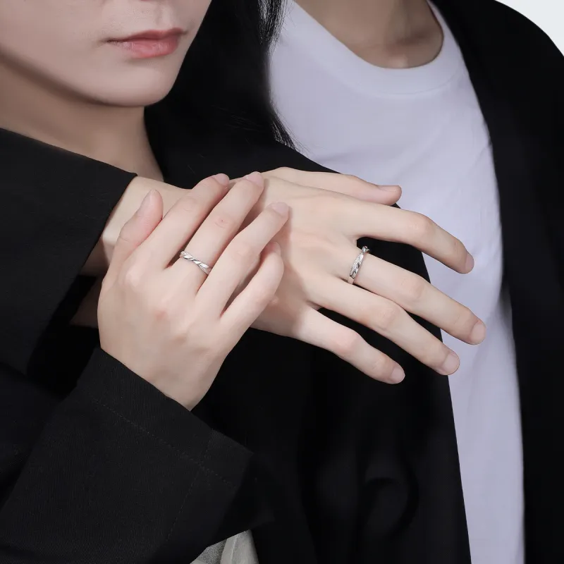 Kelanxi Sterling Silver Rings Unisex-5