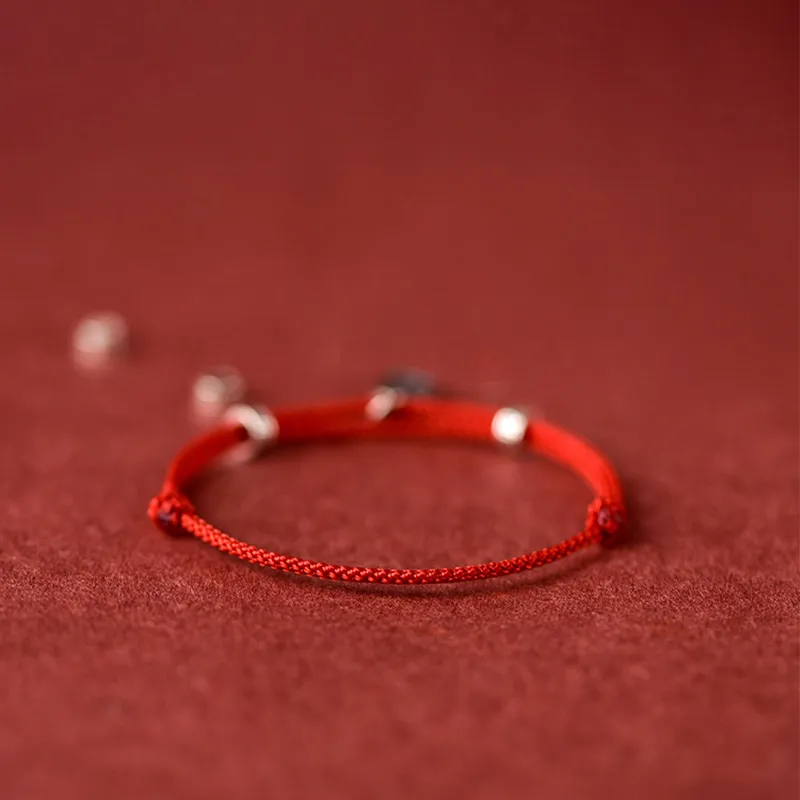 Kelanxi 925 Sterling Silver Rope Bracelets Women's-1