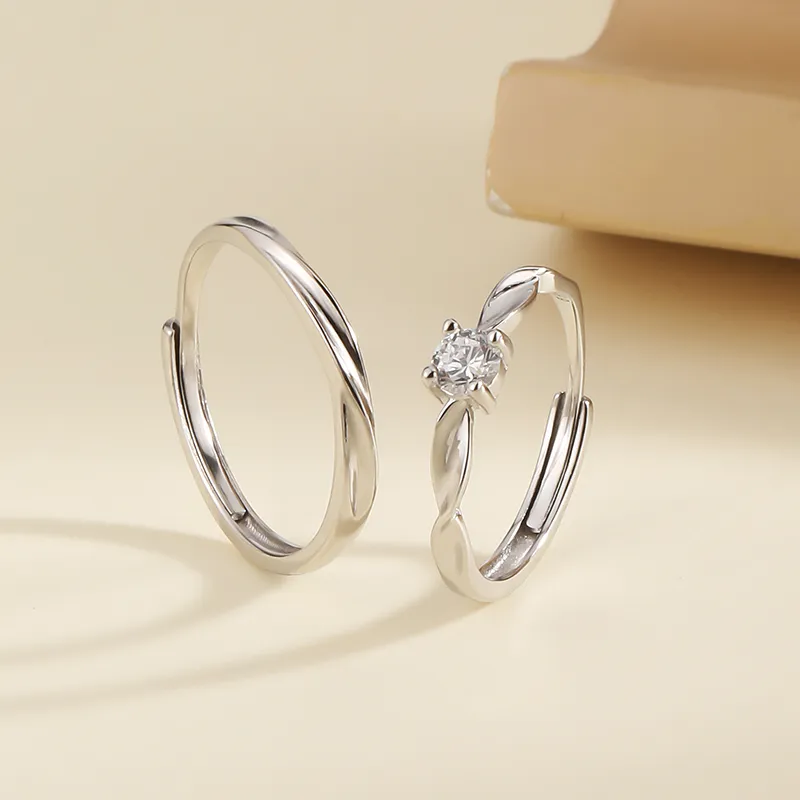 Kelanxi 999 Fine Silver Rings Unisex-2