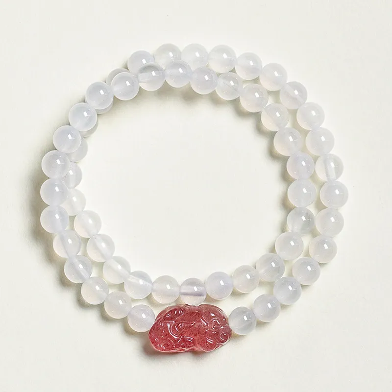Kelanxi Chalcedony Jade Bracelets Women's-5