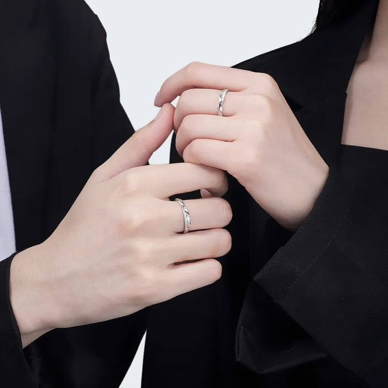 Kelanxi Sterling Silver Rings Unisex-1