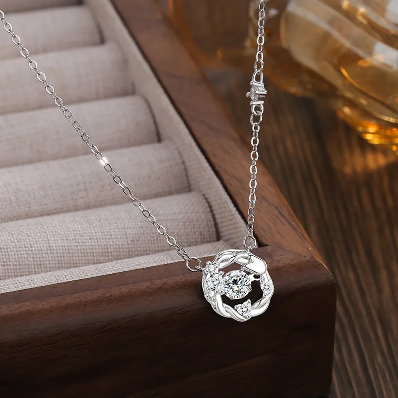 Kelanxi 999 Fine Silver Necklaces Women's-3