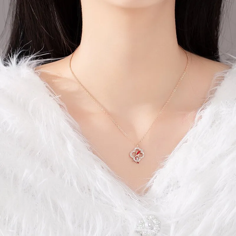 Kelanxi Copper Necklaces Women's-4