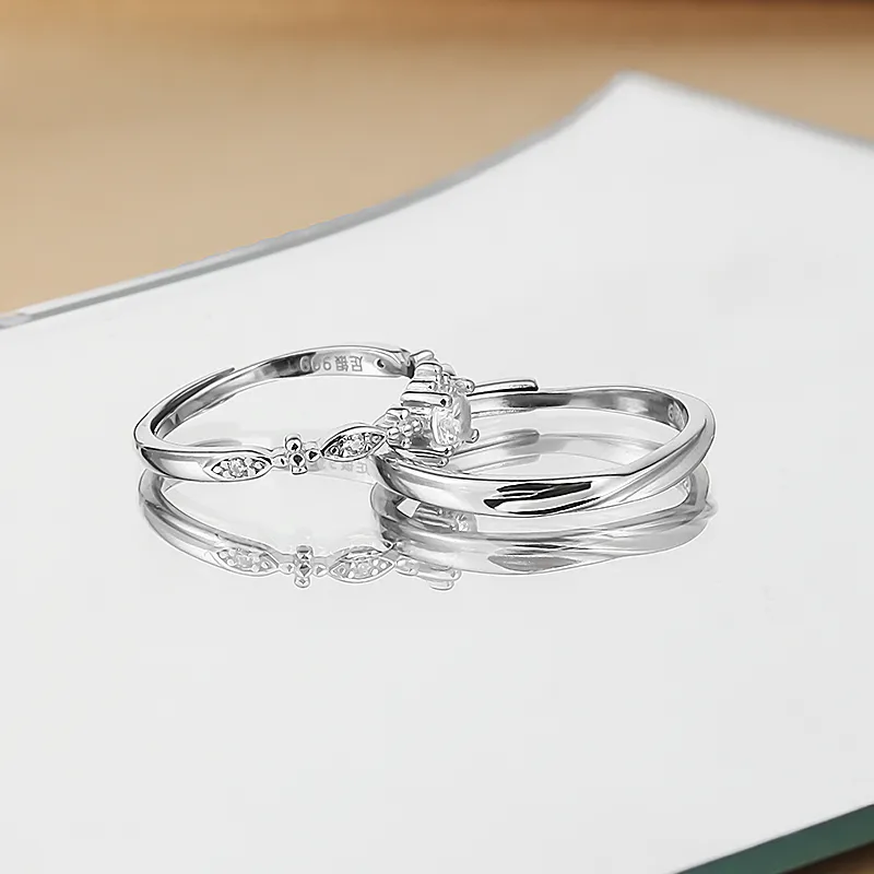 Kelanxi 999 Fine Silver Rings Unisex-3