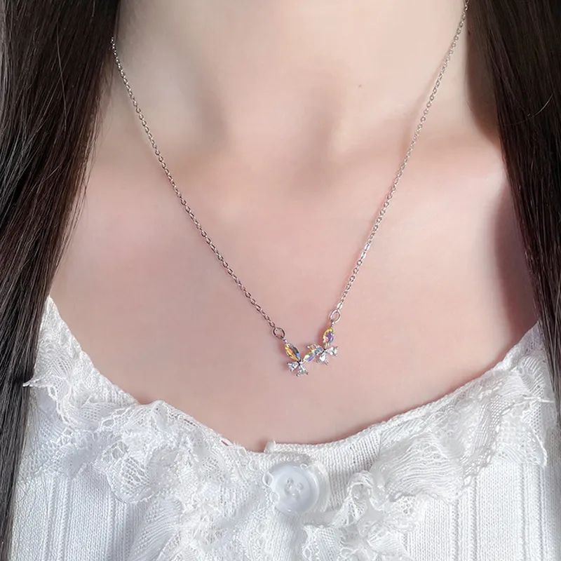Kelanxi Copper Necklaces Women's-18