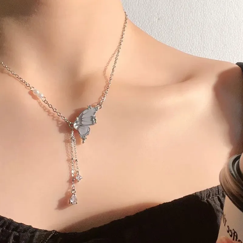 Kelanxi Titanium Steel Necklaces Women's-2