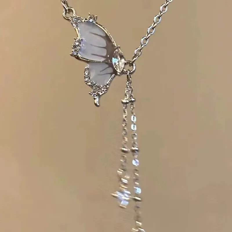 Kelanxi Titanium Steel Necklaces Women's-3