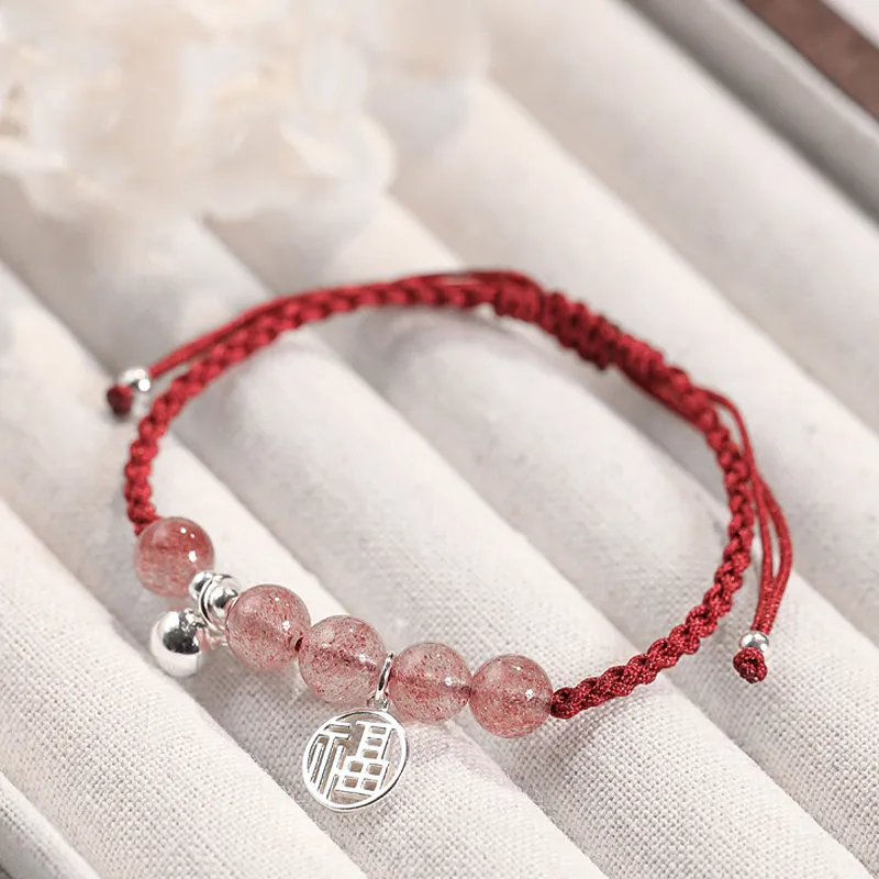 Kelanxi 925 Sterling Silver Rope Bracelets Women's-1
