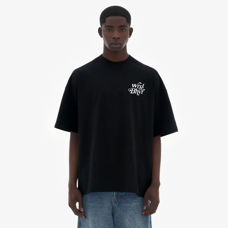 WRSTBHVR PIONEER Logo print T shirt-2