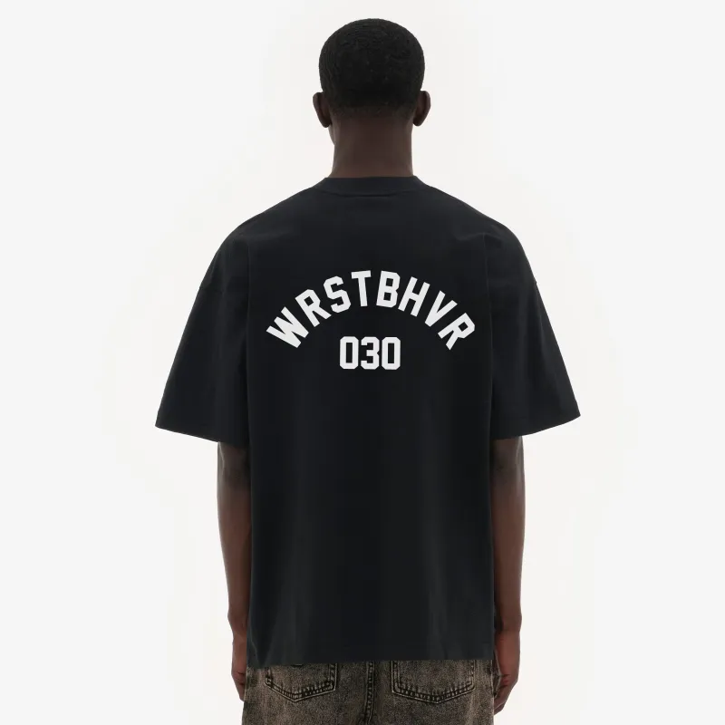 WRSTBHVR PIONEER T Shirt Unisex Black-3