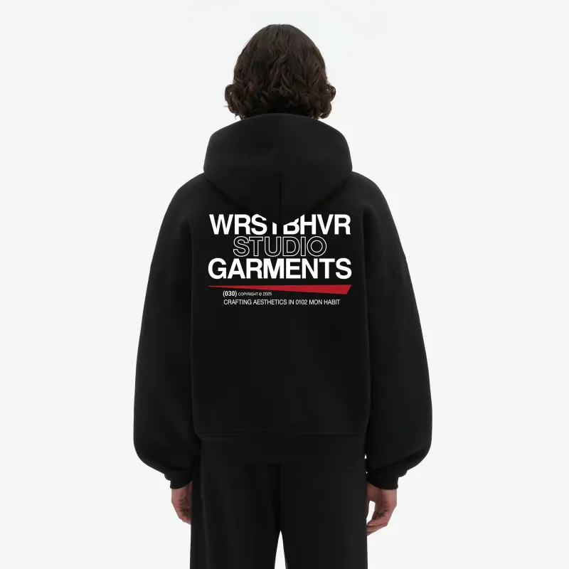 WRSTBHVR PIONEER Sweatshirt Unisex Black-2