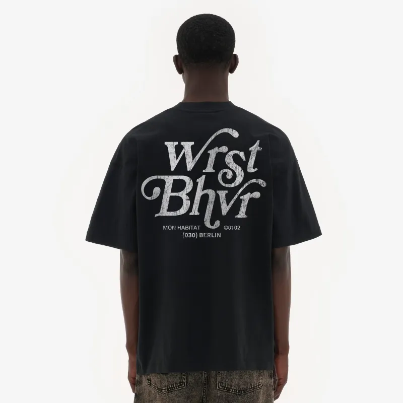 WRSTBHVR PIONEER Logo print T shirt-2