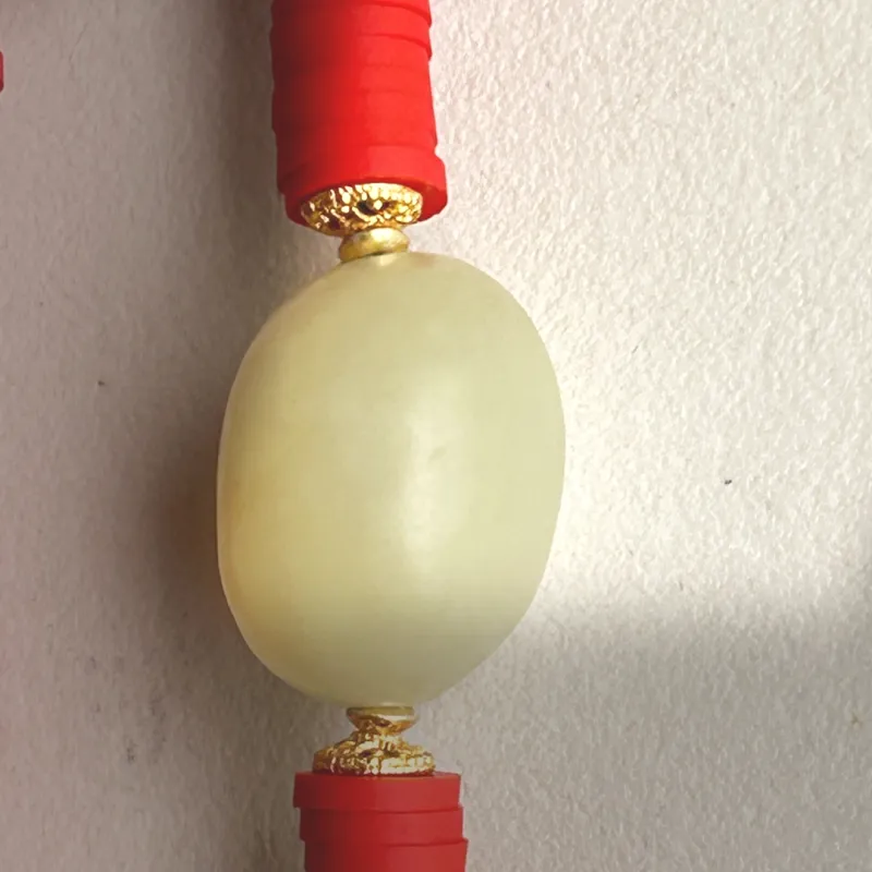 ZANJICHUANQI Hetian Jade Bracelets White Jade/Pale Greenish White Jade Unisex-1