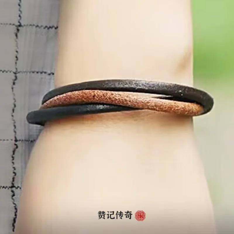 ZANJICHUANQI Leather Bracelets Unisex-2