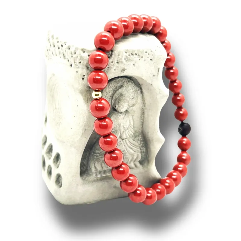ZANJICHUANQI Cinnabar Jade Bracelets Women's-3