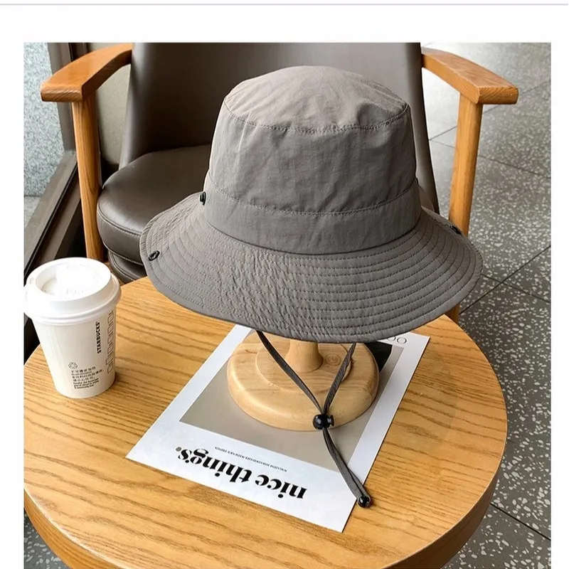 Zhuo Guang Polyester Bucket Hats Unisex-5