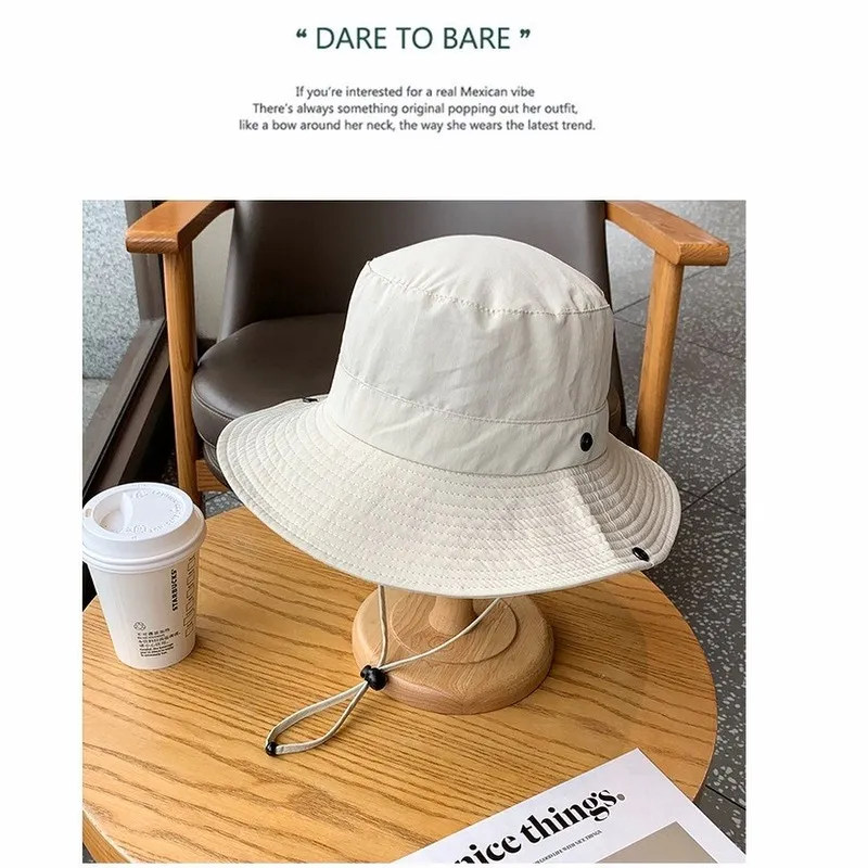 Zhuo Guang Polyester Bucket Hats Unisex-13