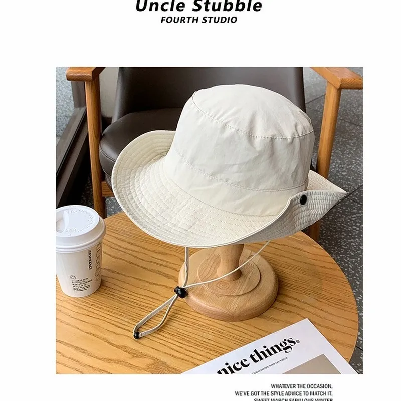 Zhuo Guang Polyester Bucket Hats Unisex-14