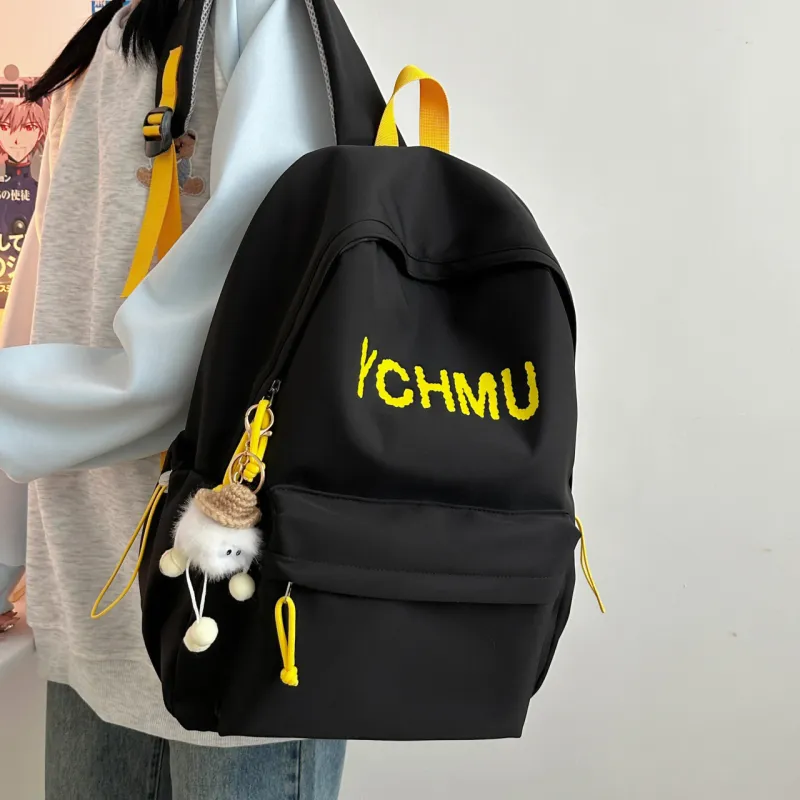 Meow In The Grass Nylon Backpack Regular Unisex Multicolor-9