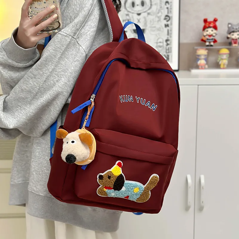 Meow In The Grass Nylon Backpack Regular Unisex Multicolor-15