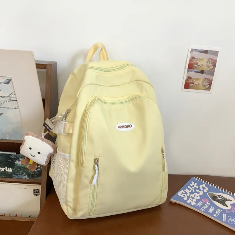 Meow In The Grass Nylon Backpack Women's Multicolor-14