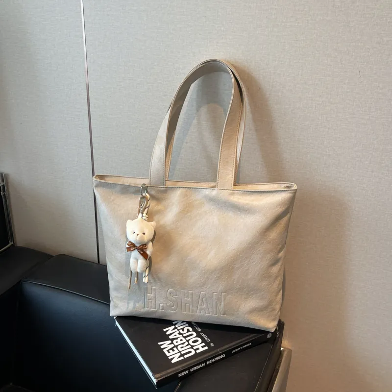 Meow In The Grass PU Tote Bag, Shoulder Bag Women's-7