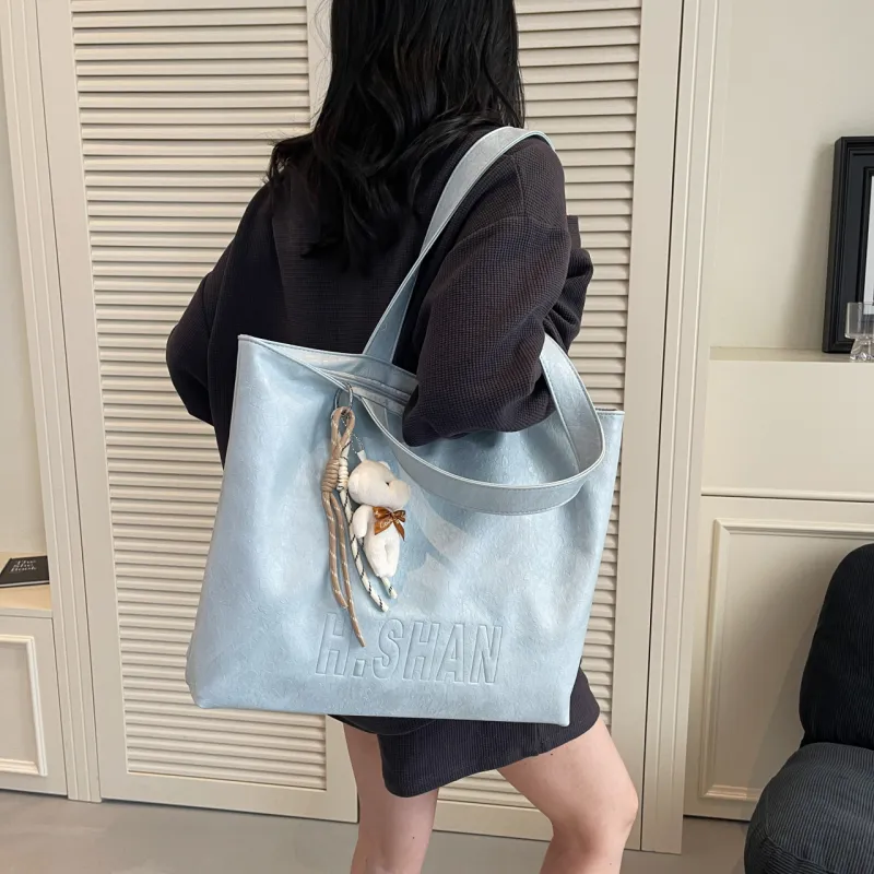 Meow In The Grass PU Tote Bag, Shoulder Bag Women's-15