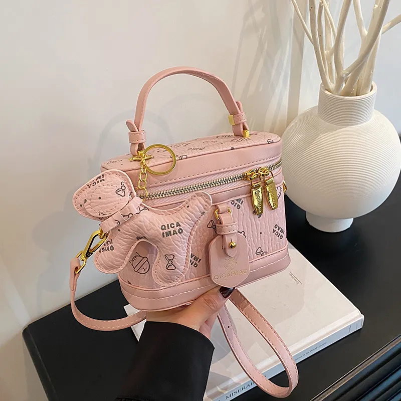 Meow In The Grass PU Handbag Women's Multicolor-14