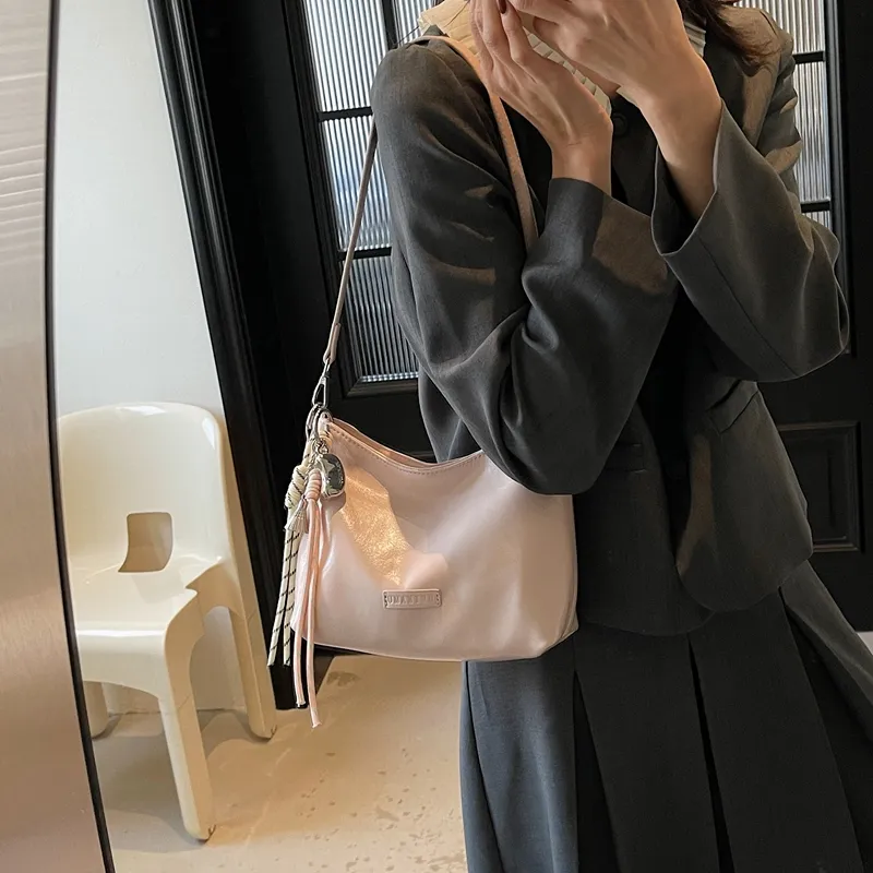 Meow In The Grass PU Crossbody Bag, Shoulder Bag Regular Women's Black/Coffee/Blue/Silver/Pink/Ecru-7