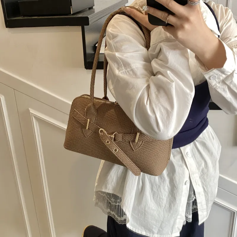 Meow In The Grass PU Crossbody Bag, Shoulder Bag Regular Women's Black/Beige/Blue/Brown-22